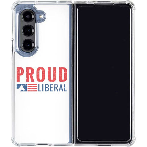 Proud Liberal Galaxy Z Fold5 5G Clear Case